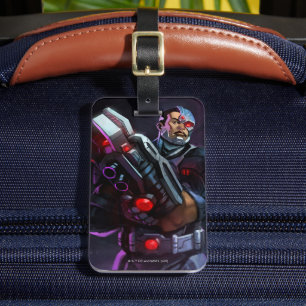 Infinite Crisis Cyborg Illustration Luggage Tag