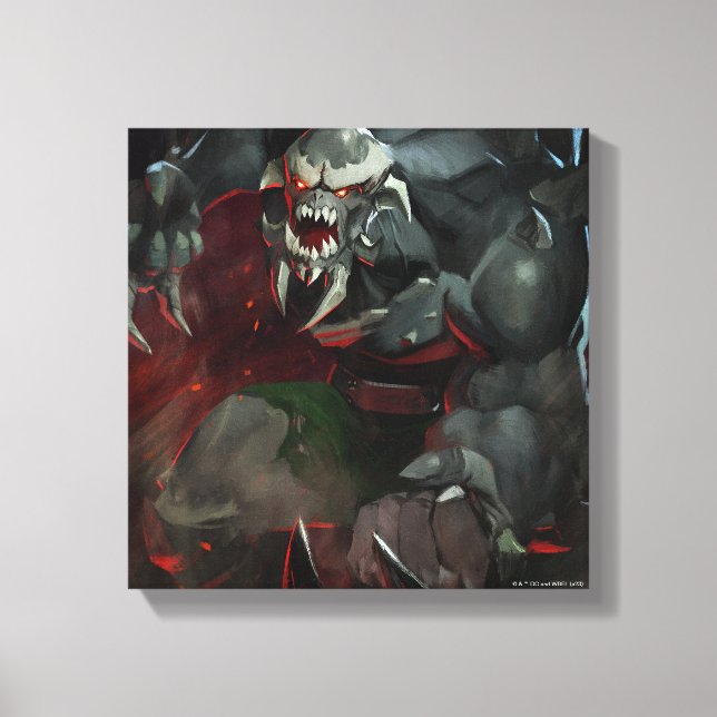 Infinite Crisis Doomsday Illustration Canvas Print (Front)
