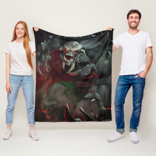 Infinite Crisis Doomsday Illustration Fleece Blanket