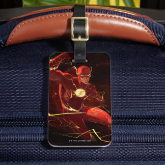 Infinite Crisis Flash Illustration Luggage Tag