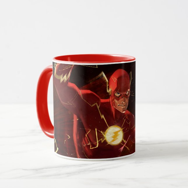 Infinite Crisis Flash Illustration Mug (Front Left)