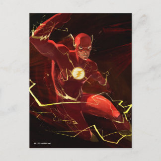 Infinite Crisis Flash Illustration Postcard