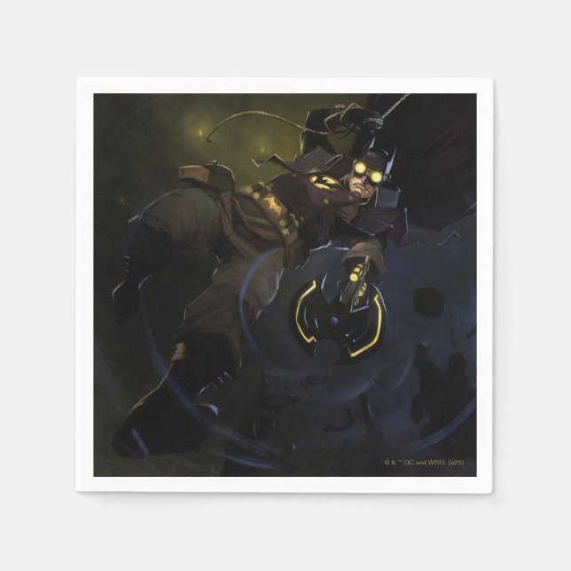 Infinite Crisis Gaslight Batman Illustration Napkin (Front)