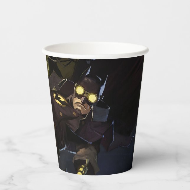 Infinite Crisis Gaslight Batman Illustration Paper Cups (Back)