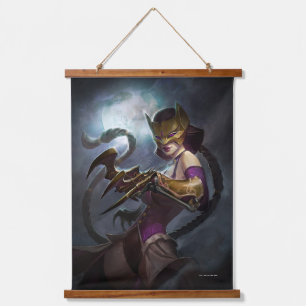 Infinite Crisis Gaslight Catwoman Illustration Hanging Tapestry