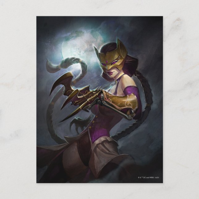 Infinite Crisis Gaslight Catwoman Illustration Postcard (Front)