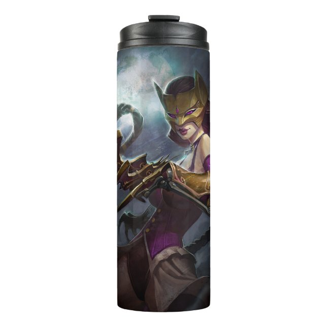 Infinite Crisis Gaslight Catwoman Illustration Thermal Tumbler (Front)