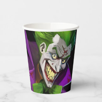 Infinite Crisis Joker Illustration Paper Cups