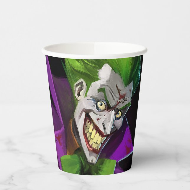 Infinite Crisis Joker Illustration Paper Cups (Left)