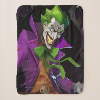 Infinite Crisis Joker Illustration Sherpa Blanket