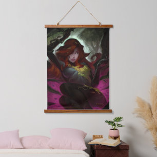 Infinite Crisis Poison Ivy Illustration Hanging Tapestry