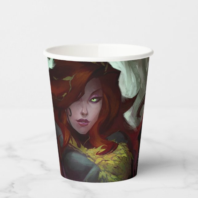 Infinite Crisis Poison Ivy Illustration Paper Cups (Left)