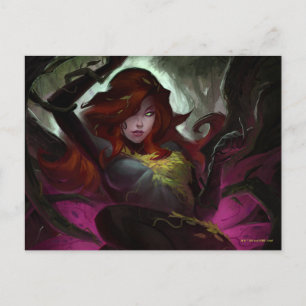 Infinite Crisis Poison Ivy Illustration Postcard