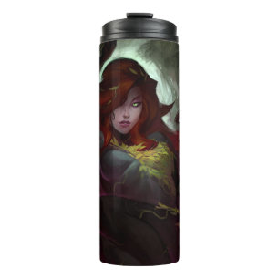 Infinite Crisis Poison Ivy Illustration Thermal Tumbler