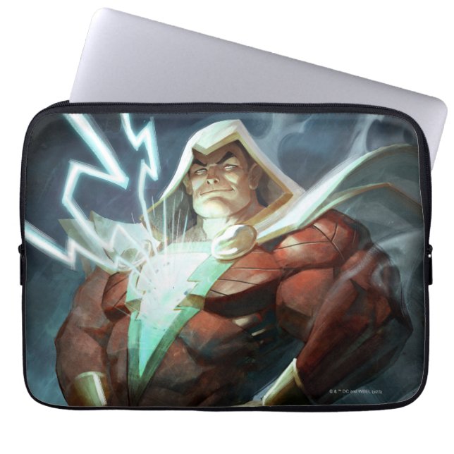 Infinite Crisis Shazam Illustration Laptop Sleeve (Front)