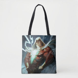 Infinite Crisis Shazam Illustration Tote Bag
