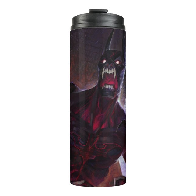 Infinite Crisis Vampire Batman Illustration Thermal Tumbler (Front)