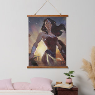 Infinite Crisis Wonder Woman Illustration Hanging Tapestry