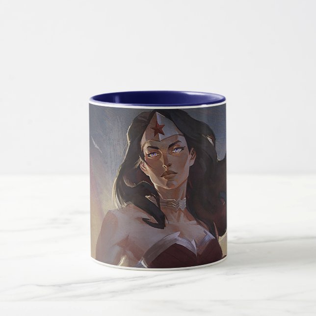 Infinite Crisis Wonder Woman Illustration Mug (Center)