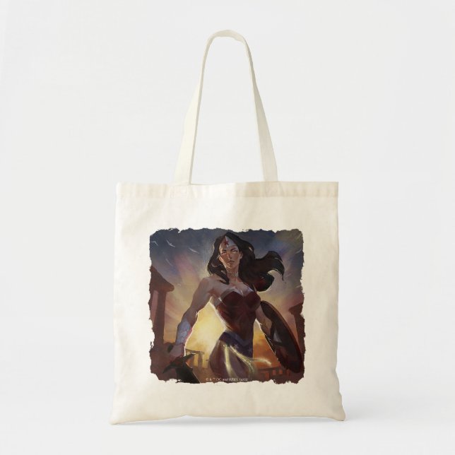 Infinite Crisis Wonder Woman Illustration Tote Bag (Front)
