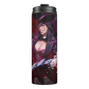 Infinite Crisis Zatanna Illustration Thermal Tumbler