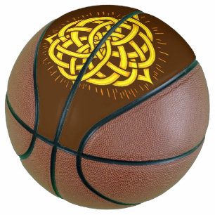 Infinite Harmony: Sacred Mandala Celtic Symbol Art Basketball