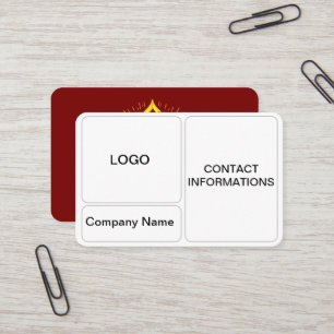 Infinite Harmony: Sacred Mandala Celtic Symbol Art Business Card