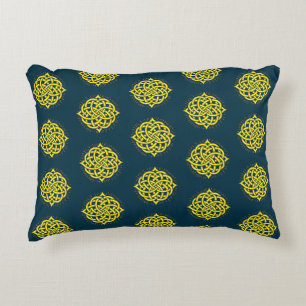 Infinite Harmony: Sacred Mandala Celtic Symbol Art Decorative Cushion
