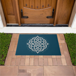 Infinite Harmony: Sacred Mandala Celtic Symbol Art Doormat