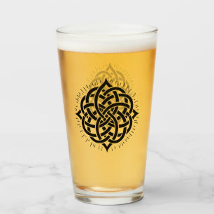 Infinite Harmony: Sacred Mandala Celtic Symbol Art Glass