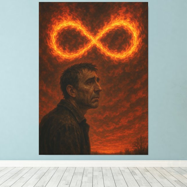 Infinite Hell Canvas Print (Insitu(Wood Floor))
