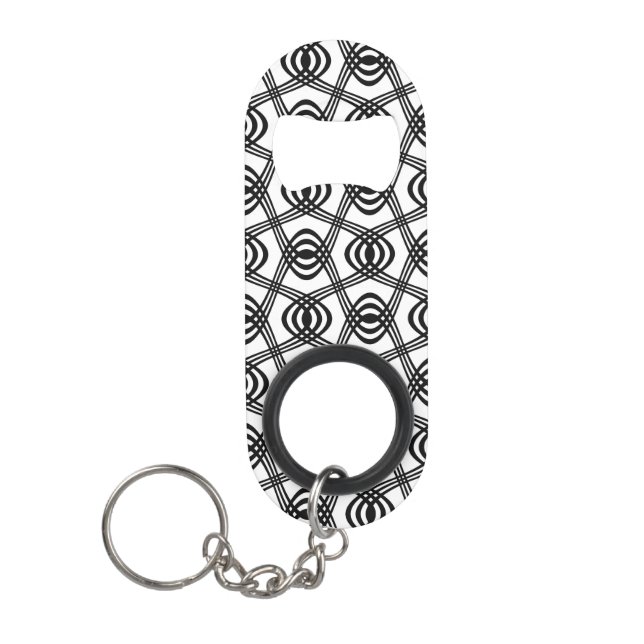 Infinite Intertwine Bottle Opener Keychain (Front)