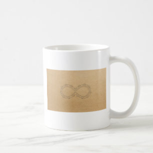 Infinite Love Dog Paw Print Coffee Mug