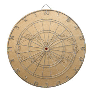 Infinite Love Dog Paw Print Dartboard