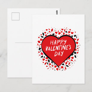 Infinite Love on Valentine's Day Postcard