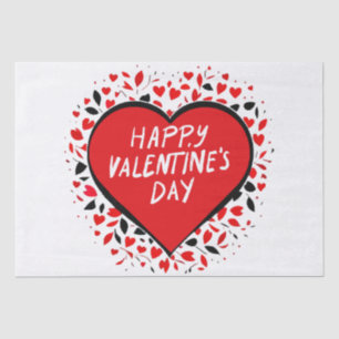 Infinite Love on Valentine's Day Tissue Paper