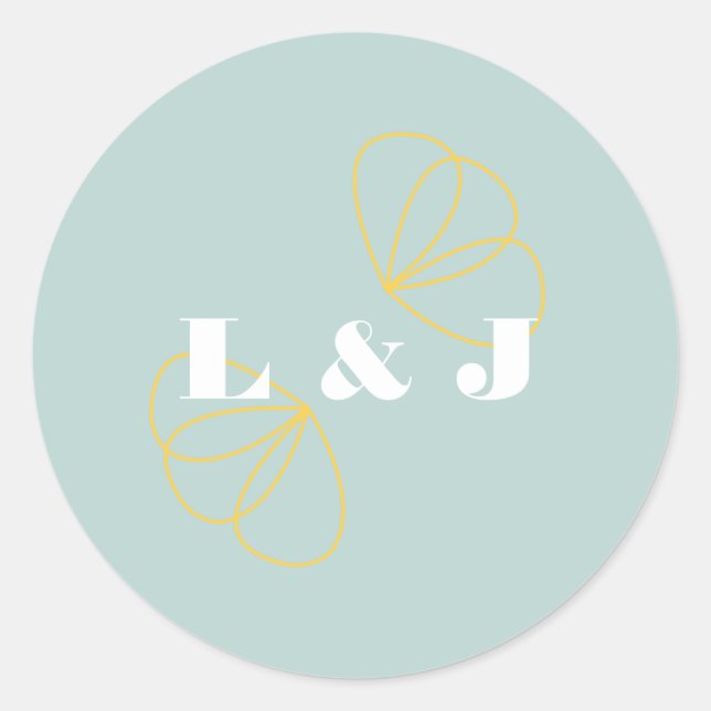 Infinite Love Wedding Sticker (Front)