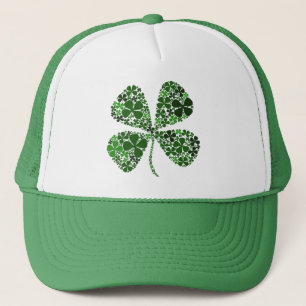 Infinite Luck 4-leaf Clover Trucker Hat