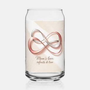 Infinite Mom Love Can Glass