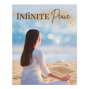 Infinite Peace Meditation Poster