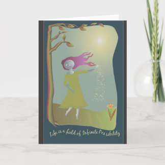 Infinite Possibility Blank Greeting Card
