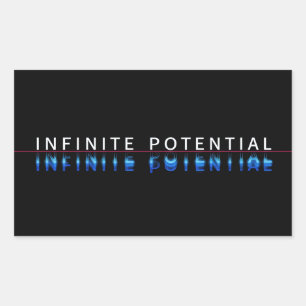 Infinite Potential Glitch Sticker