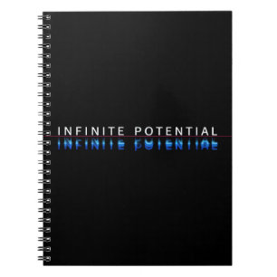 "Infinite Potential" Motivational Spiral Notebook