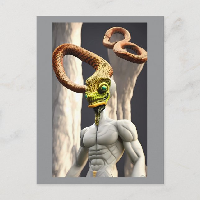 Infinite Snake God Postcard (Front)