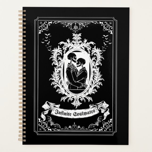 Infinite Soulmates Spiral Notebook Planner (Front)