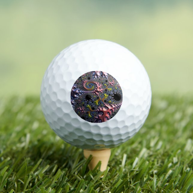 Infinite Spiral Realms Golf Balls (Insitu Tee)