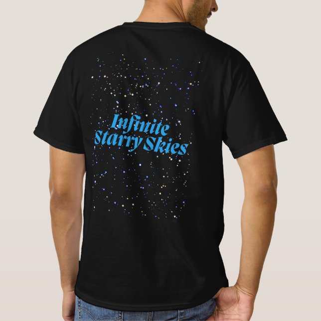 Infinite starry skies T-Shirt (Back)