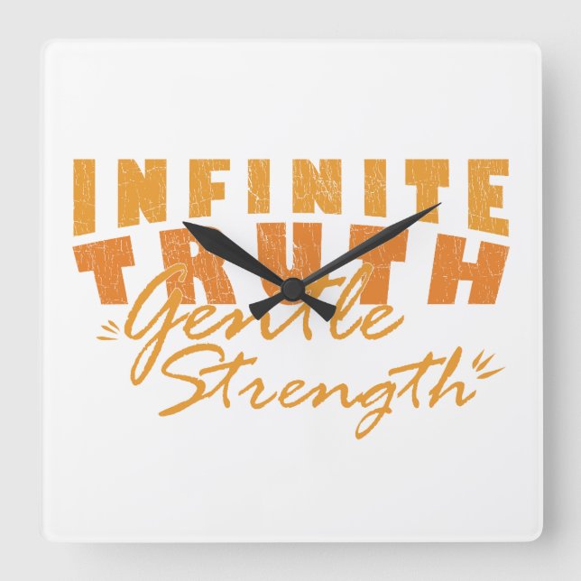 Infinite Truth, Gentle Strength Clocks (Front)