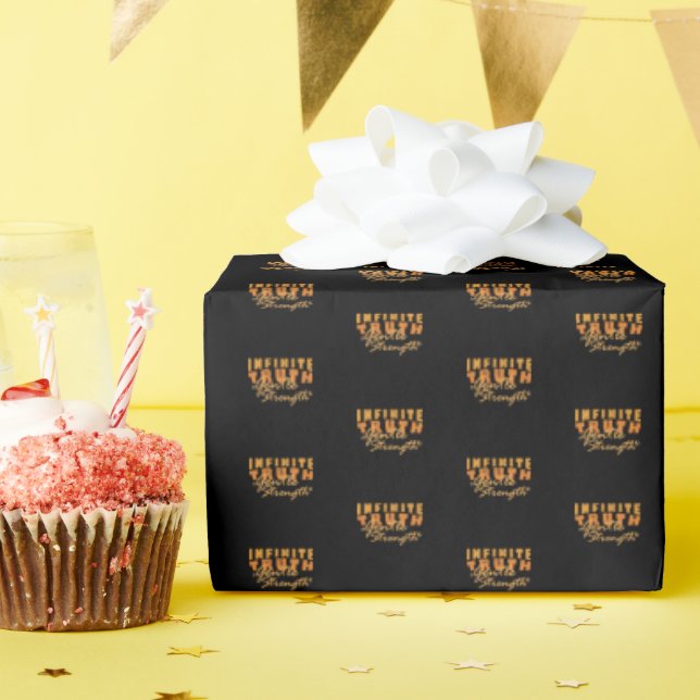 Infinite Truth, Gentle Strength  Wrapping Paper  (Birthday Party)