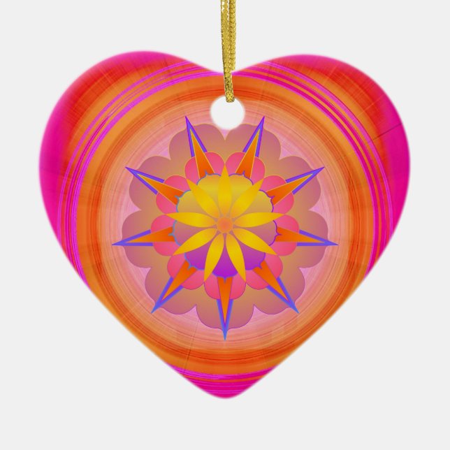 InfiniteLove19 Ceramic Tree Decoration (Front)